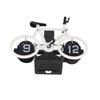 Vintage   Desk Clock Bike Shape Retro Mechanical Battery Powered Gear Operated Timer Reminder Table Clock for  