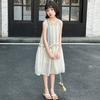 Girls' dress summer 2026 new children's summer dress, stylish bohemian style sleeveless tank top dress