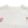 YYFS Women's Fashion Casual Fall Winter Flower Pattern Print Long Sleeve O-Neck Sweaters