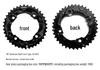 Prowheel 10/11-Speed Mountain Bike Crankset with Hollow Design and 26T/36T/38T Chainring for Bicycle Repair.