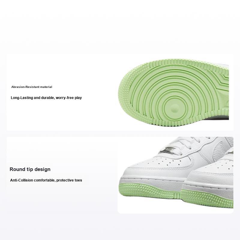 Nike Air Force 1 Lv8 Bequeme Vielseitige Langlebige Low-Top Kinder-Sneaker Kinder-Sneaker Weiß HJ4560-101 40