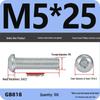 4.8 Grade Galvanized Phillips Round Head Screw (M2-M8)