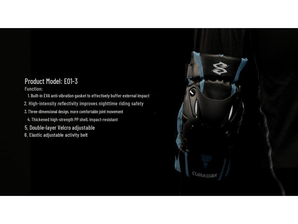 CUIRASSIER Motocyklowe Nakolanniki - Sprzęt Bezpieczeństwa Off-Road, Nowe w Magazynie