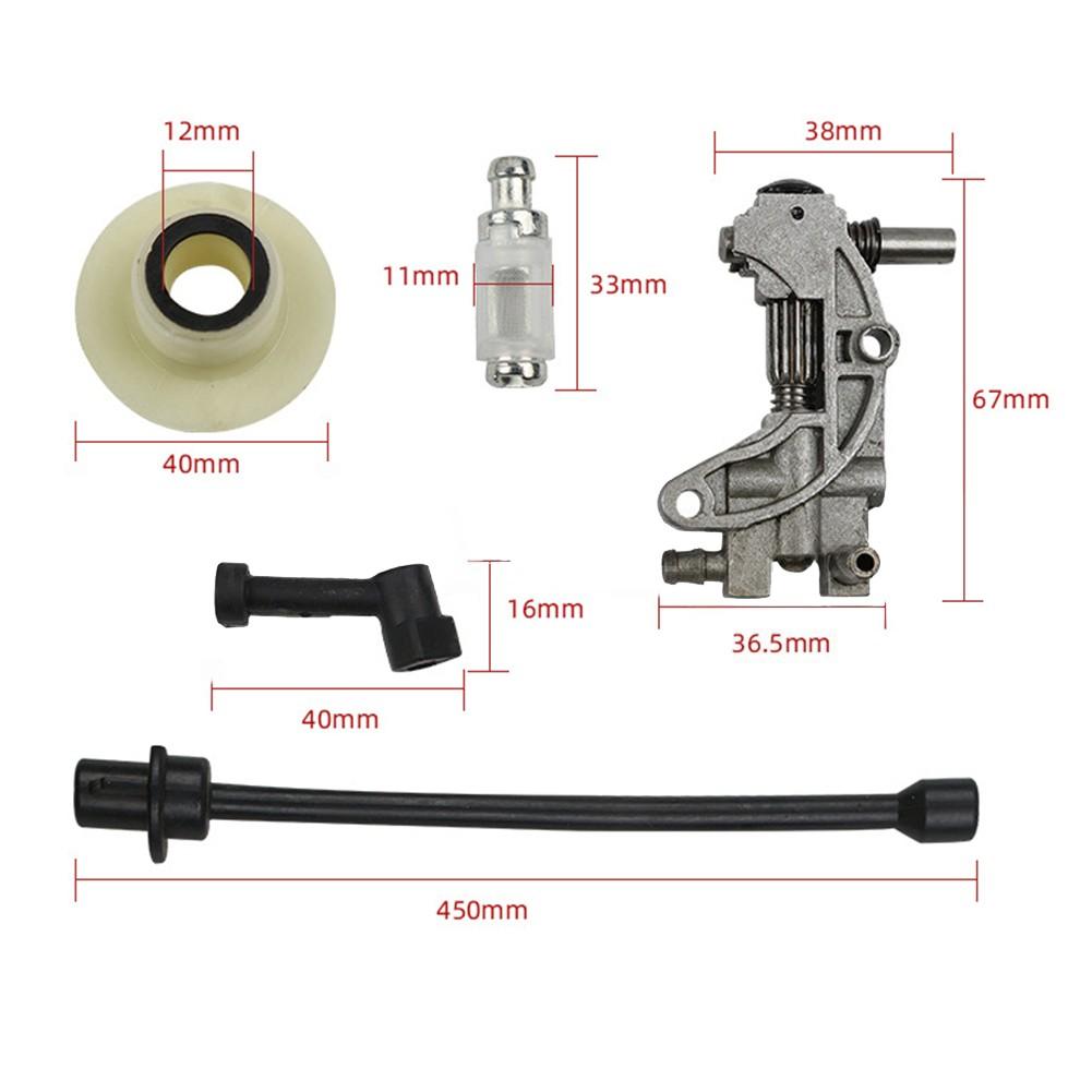 Chainsaw Parts Oil Drive Pump Kit Oil Pump Mechanism Critical Components