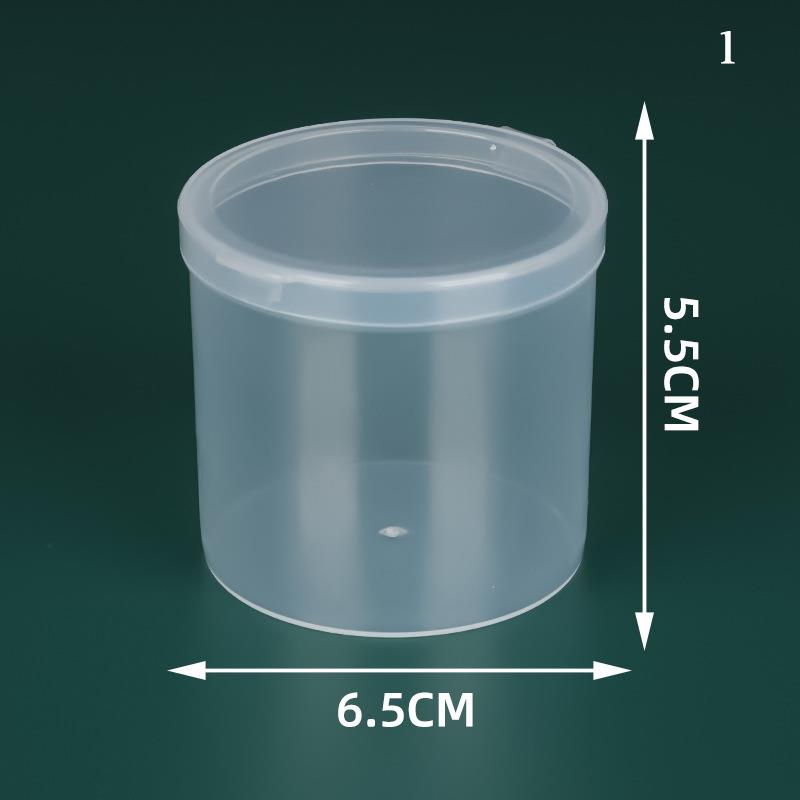 

Mini Boxes Storage Case Round Clear Plastic Jewelry Container Packaging Box for Earrings Rings Beads Collecting Small Items