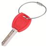 60Pcs Stainless Steels Wire Keychains Rings Circle Metal Keychains Label Rope Braided Steels Chain Heavy Luggage Label Rings