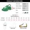 Fashion Women's Summer Chunky Platform Sandals Fashion Cross Strap Gladiator Shoes Woman Thick Bottom Wedge Heel Sandals for Women 2025
