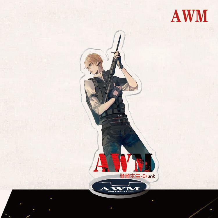 Game Anime Acrylic Cosplay Character Stand Acrylic Figure Stand Model Painted Desk Decor Ornament Gift