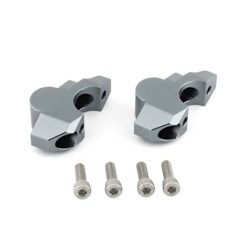 Honda ADV150 ADV160 Handlebar Riser Spacer Kit 29mm Height Increase 15mm Rearward Offset Or Titanium Finish