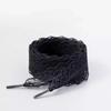 2026 New White Lace Braided Shoelaces 3CM Width Flat Lace Shoe Laces Fashion Ribbon Shoelace for Sneakers Black White Shoe Strap