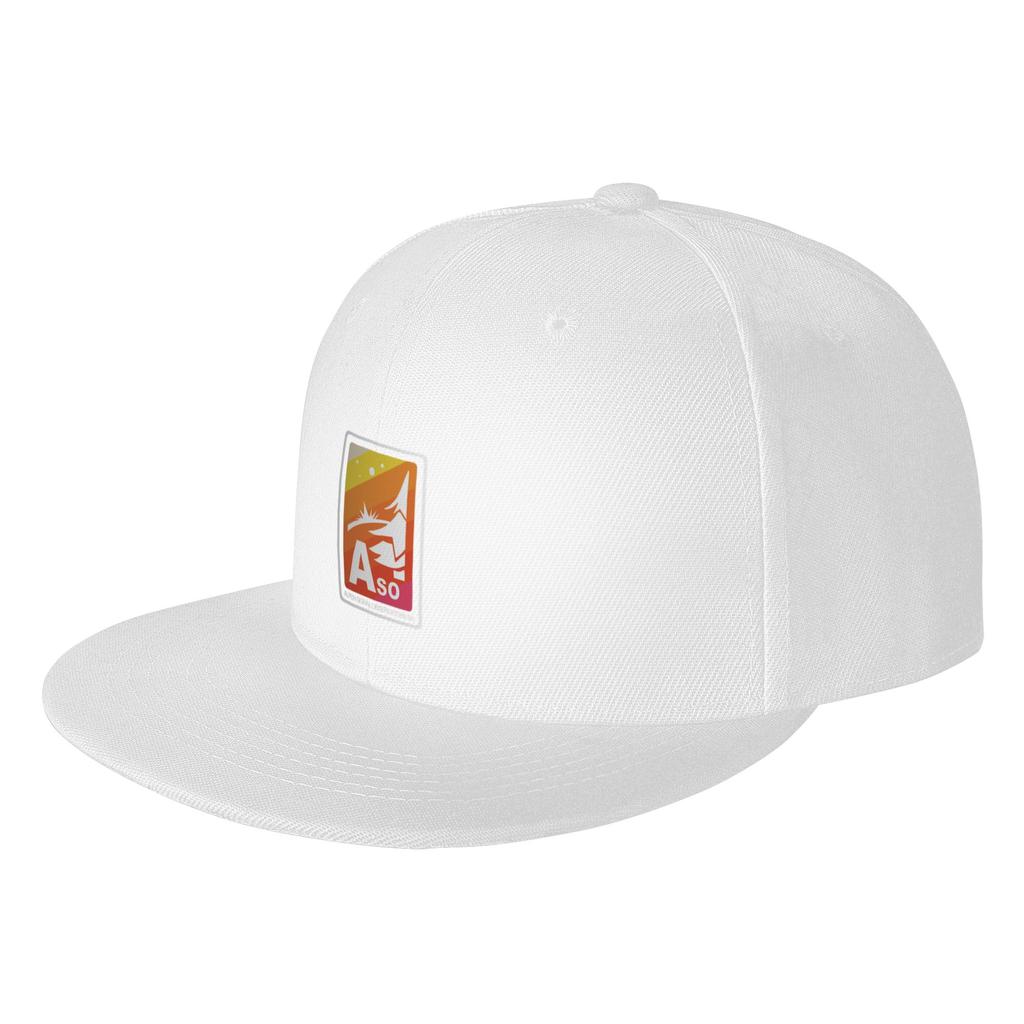 Fashion ASO (Alpen Signal Observatorium) Flat Brim Sun Hat Durable Denim Hat Womens Visors