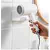 1Pc Hair Dryer Rack, Shelf, Bathroom Storage Rack, Wall-mounted Non-marking, Simple and Non-punching Electric Hair Dryer Hanger.