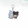 Nezha: Birth of the Demon Child Acrylic Keychain - Chinese Anime Motorcycle Accessories Cute KeyringCollectible Bag Charm