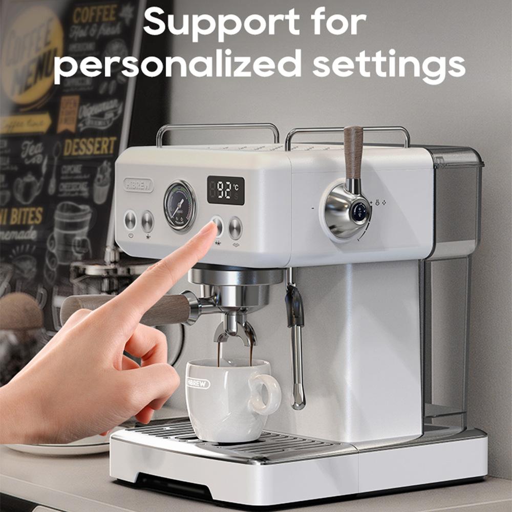Macchina per Caffè Espresso Semiautomatica Hibrew H10 Plus Con Estrazione Calda e Fredda, Serbatoio Acqua da 1,8L, Pressione 20 Bar