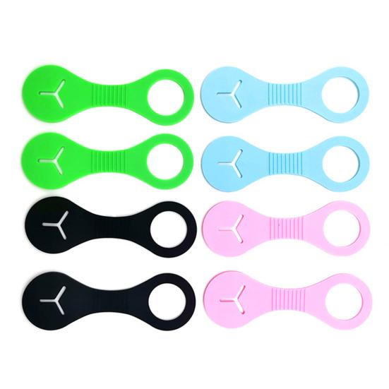 Garbage Bag Clip Easy To Use Portable Soft Anti-Skid Fine Workmanship Hold Silicone Pet Waste Bag Clip Pet Supplies