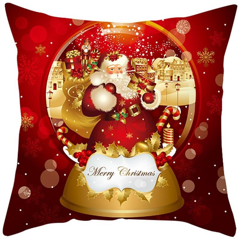 1Pc Santa Pillowcase Happy New Year Xmas Gifts Christmas Decor for Home Merry Christmas Ornament Xmas Gifts.