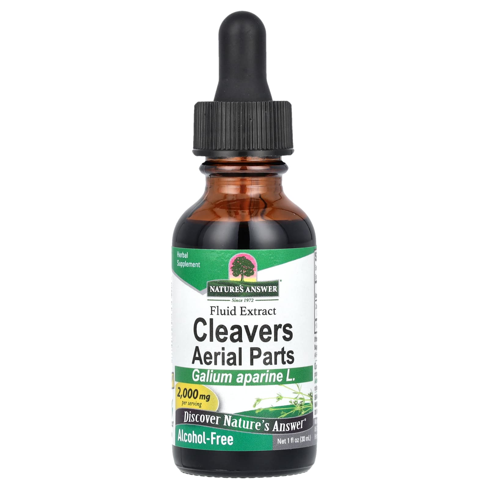 

Nature S Answer, Cleavers Aerial, Liquid Extract, Alcohol Free, 2,000Mg, 30Ml(1Fl Oz)