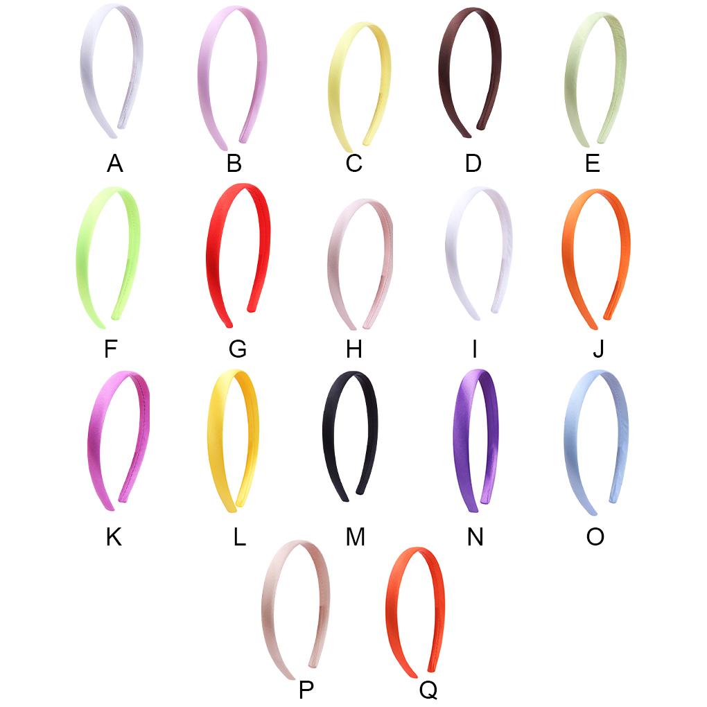 Women Headband Solid Color Basic Hairband Accessory Kids Handmade Craftsman Model Simple Headwear Household Handicraft