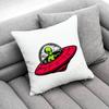 Funny Space UFO Alien Thing Throw Pillow Case For 55x55cm 30x30cm 50x50cm 45x45cm 40x40cm Square Chair Pillowcase Case