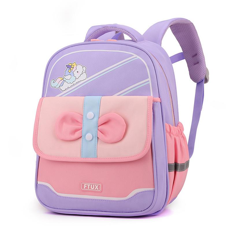 Adorable Animal Patterned Large Capacity Backpack For Kids Aged 6 To 12 Years