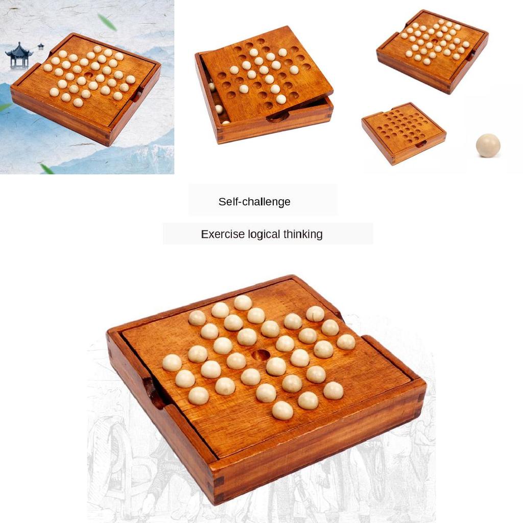 Premium Wooden Single Noble Chess Game For Kids Engaging Educational Play Experience