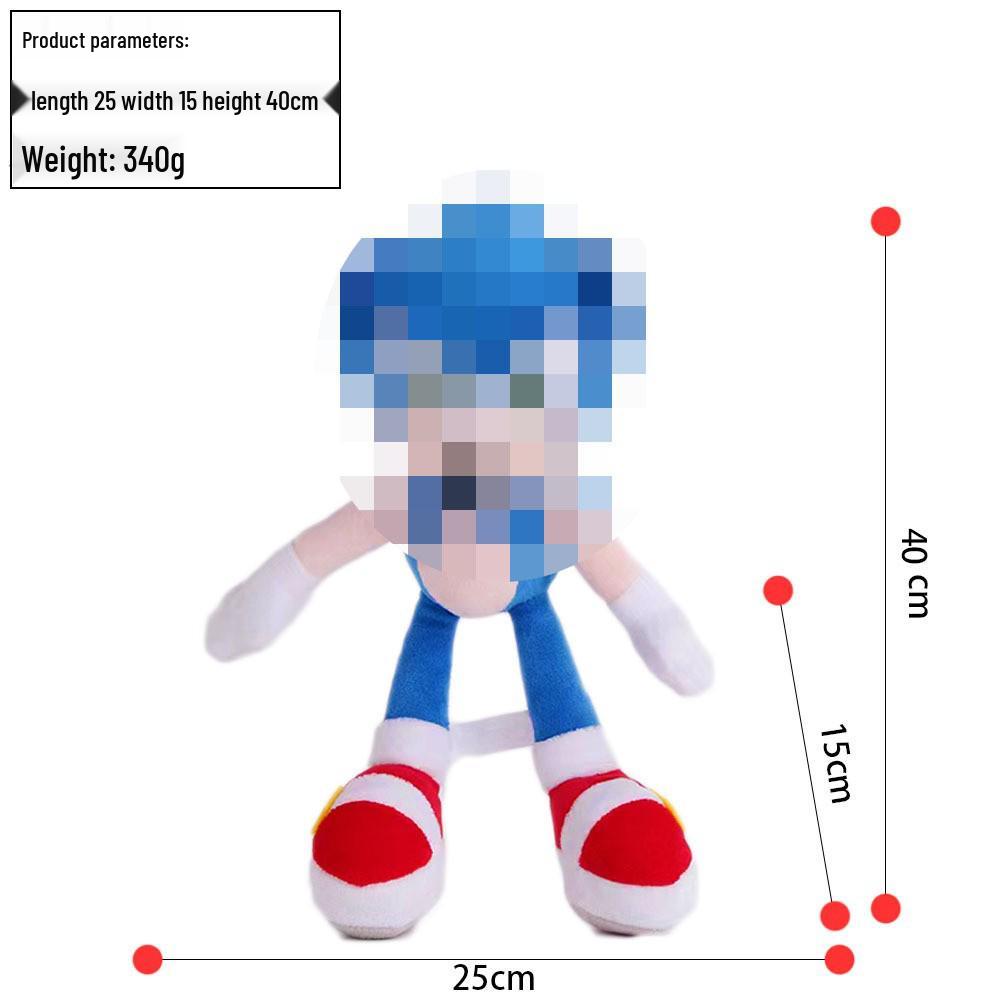 Super Sonic Tails Latająca Myszka Pluszowa Zabawka 2025