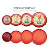 Red Stamp Pad Chinese Ink Pad Red Ink Paste Quick-Drying Red Stamp Ink Pad Round Yinni Pad for Crisp & Clear Impression