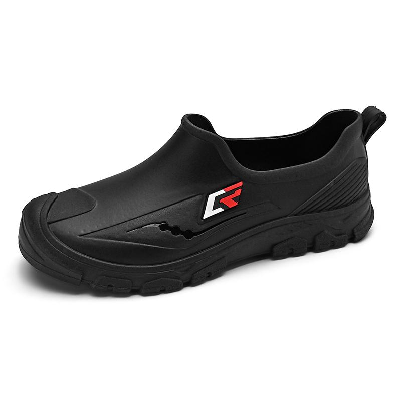 

Мужская рабочая обувь для повара, водонепроницаемые маслостойкие кухонные рабочие ботинки для повара, нескользящие непромокаемые ботильоны, мужская защитная обувь для отеля, ресторана 41 чёрный