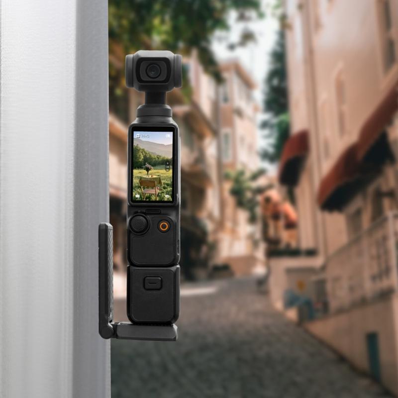 Multi Angle Magnetic Mounting Stand for Pocket 3 Camera Featuring Collapsible Stand Design and Anti Slip