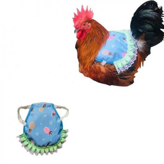 Poultry Pet Protection Back Wing Protector Hen Chicken Saddle Apron Jacket Co e
