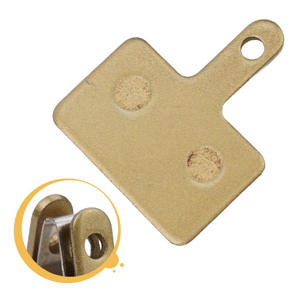 1 Pair Bicycle Disc Brake Pad Copper Base Metal Sintered Disc Brake Pads For -Shimano Deore - B01S B01 Bike Cycling Accessories