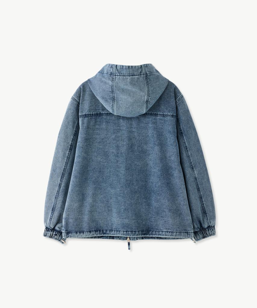 Stco Diems Cutout Denim Hoodie Zip-Up_Blue (Oversized)_Ldjxa01Osl