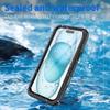 Seria REDPEPPER FS Etui na telefon iPhone 16 Plus Wodoodporne IP68 Przezroczysty panel tylny Pokrowiec na telefon