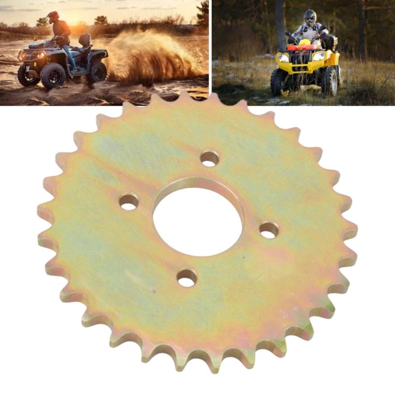Lightweight Optimized Off Roading ATV Drive Rear Chain Sprocket Quick Installation Corrosion Resistant High Performances