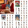 Christmas Pet Dog Advent Calendar Series With Acrylic Accessories For Holiday Celebrations