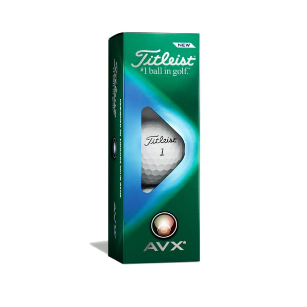 TITLEIST 2022 AVX White Golf Balls, 1 Dozen (12 Balls), Authentic Japanese Product, T9013S-J