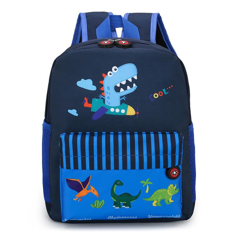 Adorable Cartoon Dinosaur Car Backpack For Kids Durable And Waterproof School Bag
