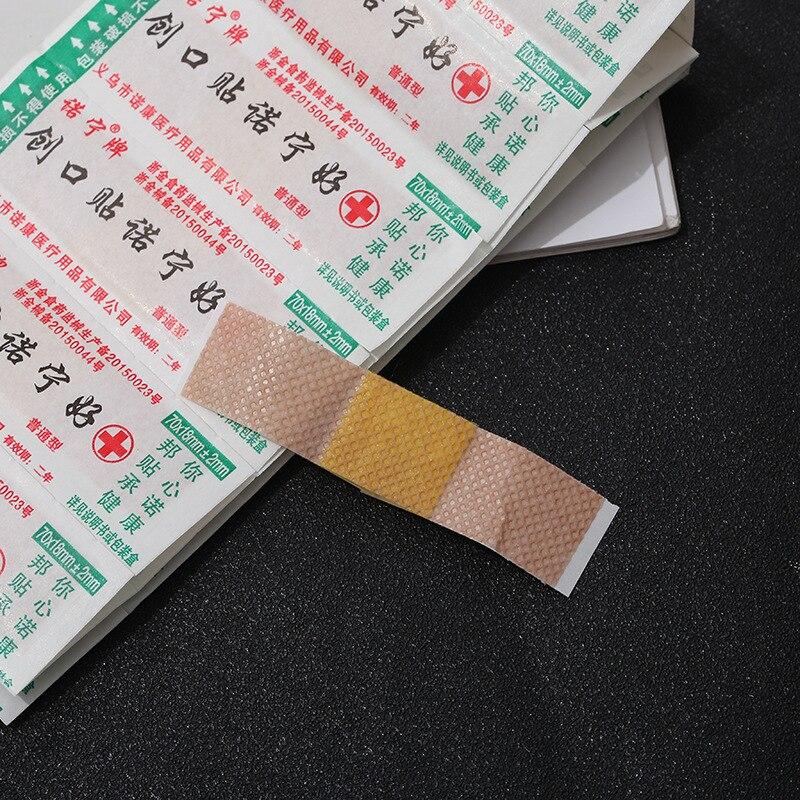 100pcs Waterproof First Aid Woundplast Breathable Medical Adhesive Bandage Surgical Tape Wound Dressing Band Aid