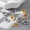 2pcs 18K Gold Plated Brass Enhancer Pendant Bail Connector Jewelry Making Bail Necklace Bracelet Component DIY Findings Supplies