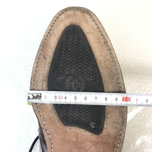 80er-90er Dexter Full Brogue Wingtip Businessschuhe 25,5-26cm Rotbraun(GEBRAUCHT)