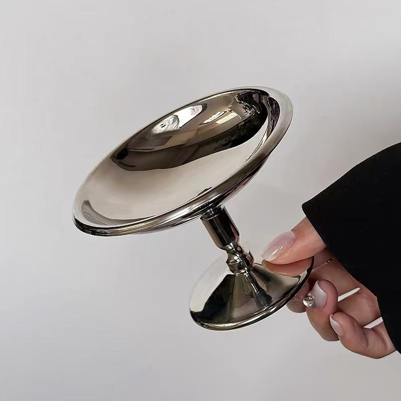 Vintage 304 Nerezová Ocel Kavárna Highball Sklenice Dezertní Pohár Mísa na Zmrzlinu Puding