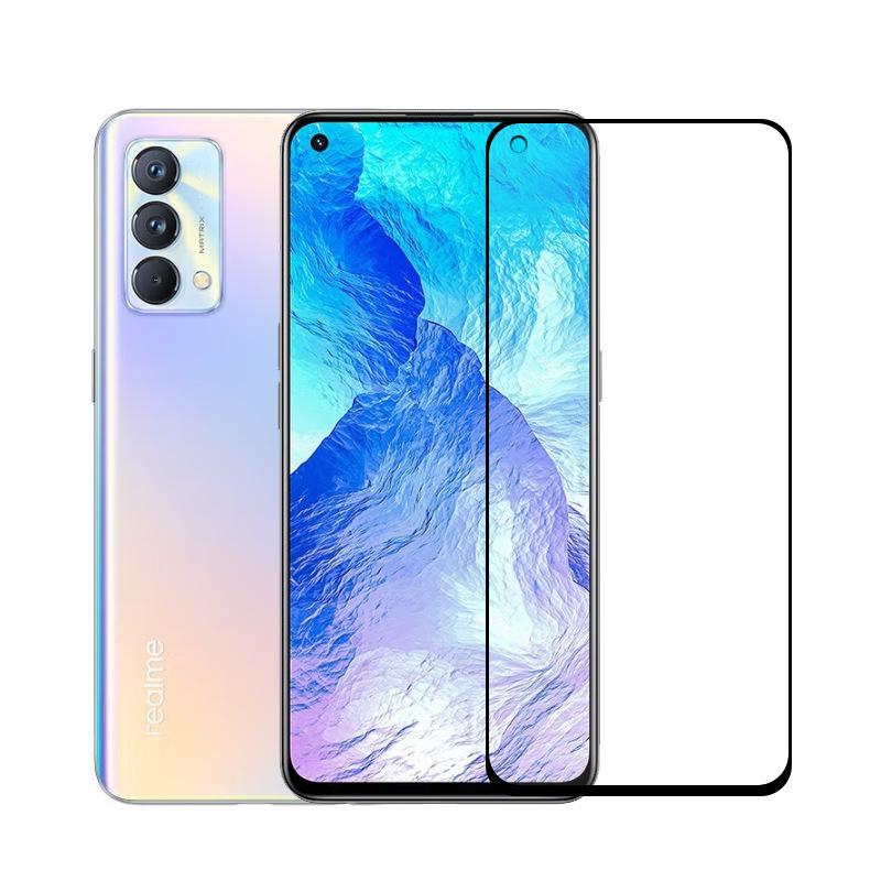 Película Templada Anti-Caída de Borde Negro para Realme GT Master Edition (RMX3361)