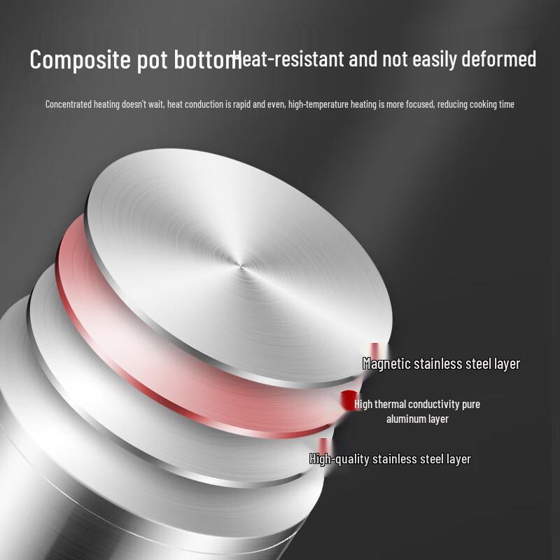 Bernice Hells Doppellagiger Edelstahl-Dampfgarer Topf
