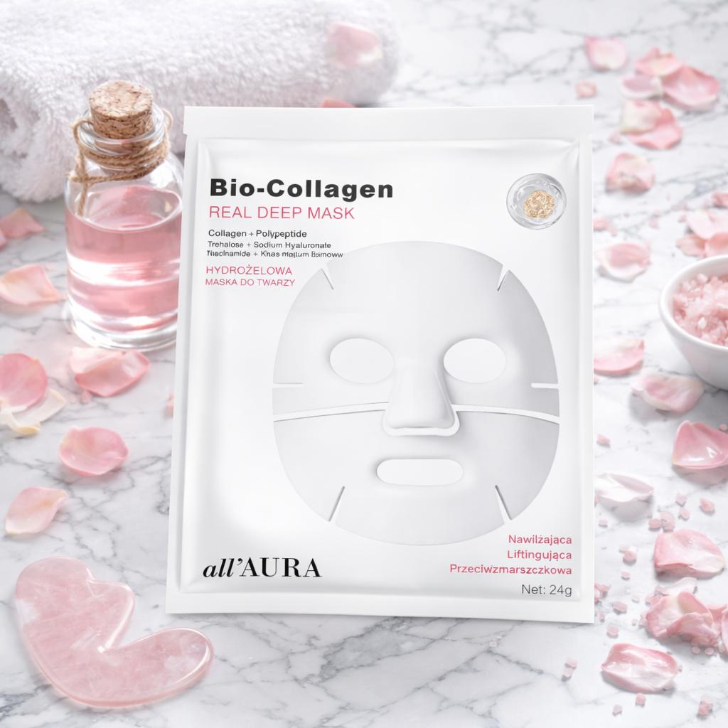 All'Aura Bio Collagen Real Deep Mask - Moisturizing White 24