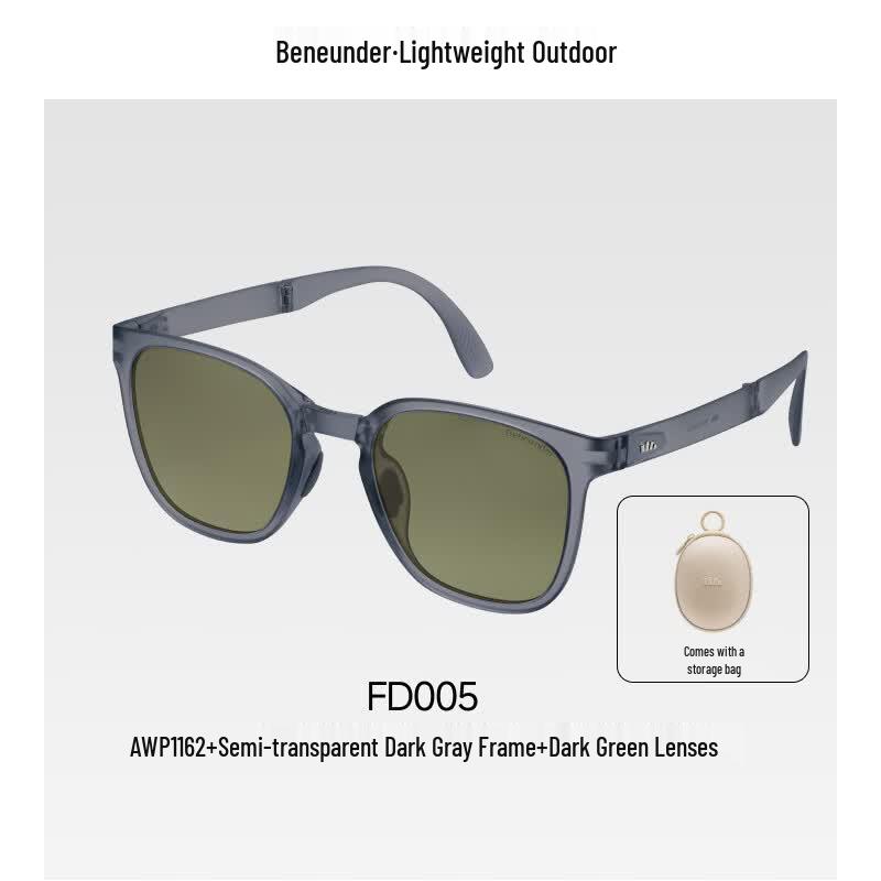 Beneunder Portable Foldable Wellington Sunglasses