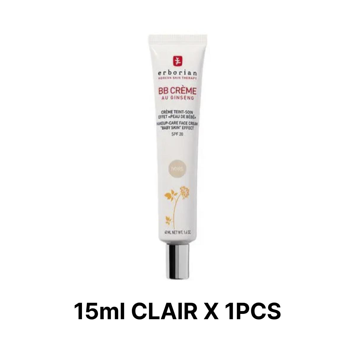 [Erborian] BB Cream 15ml/40ml 15ml CLAIR X 1PCS