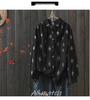 Retro Artistic Spring 2026 Long Sleeve Cotton Linen Base Layer Shirt