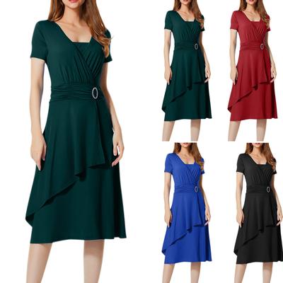 Women's Long Dress Cocktail Party Dress Wedding Party Dress Formal Occasion Mid Length Dress