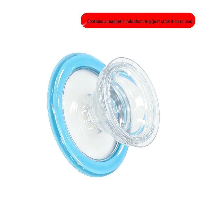 Magsafe Transparent Magnetic Resin Painting Acrylic Retractable Holder Bag (Includes Magnetic Ring)