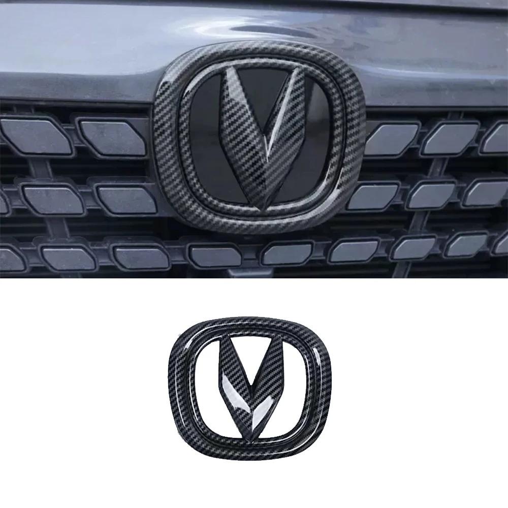 For Changan UNIT UNI-T Accessories 2023-2024 Car Steering Wheel Logo Front Rear Logo Sticker Decor Cover Trim Anti Scratch